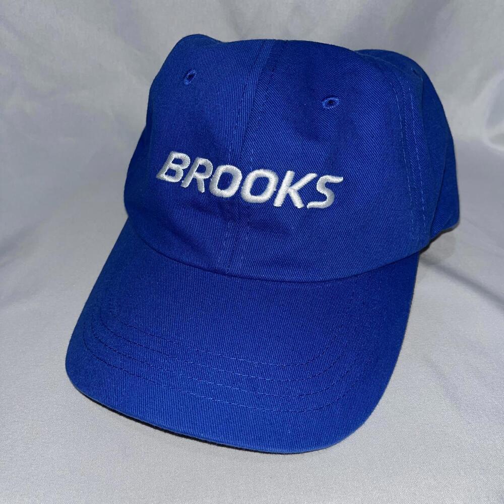Brooks Blue Adjustable Baseball Cap Running